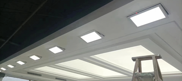 200W Recessed Electric Flip Flat Panel Conference Light - 图片 3