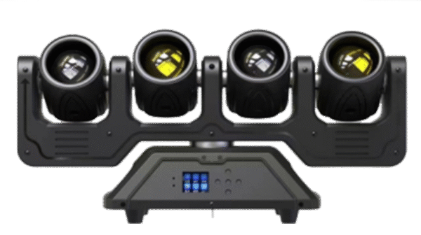 4pcs 40W moving head beams