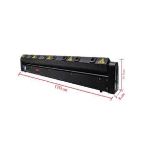8-eyed single red swing laser
